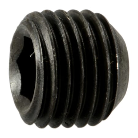Midwest Fastener 7/16"-20 x 3/8" Steel Fine Thread Hex Socket Headless Set Screws 8PK 34367